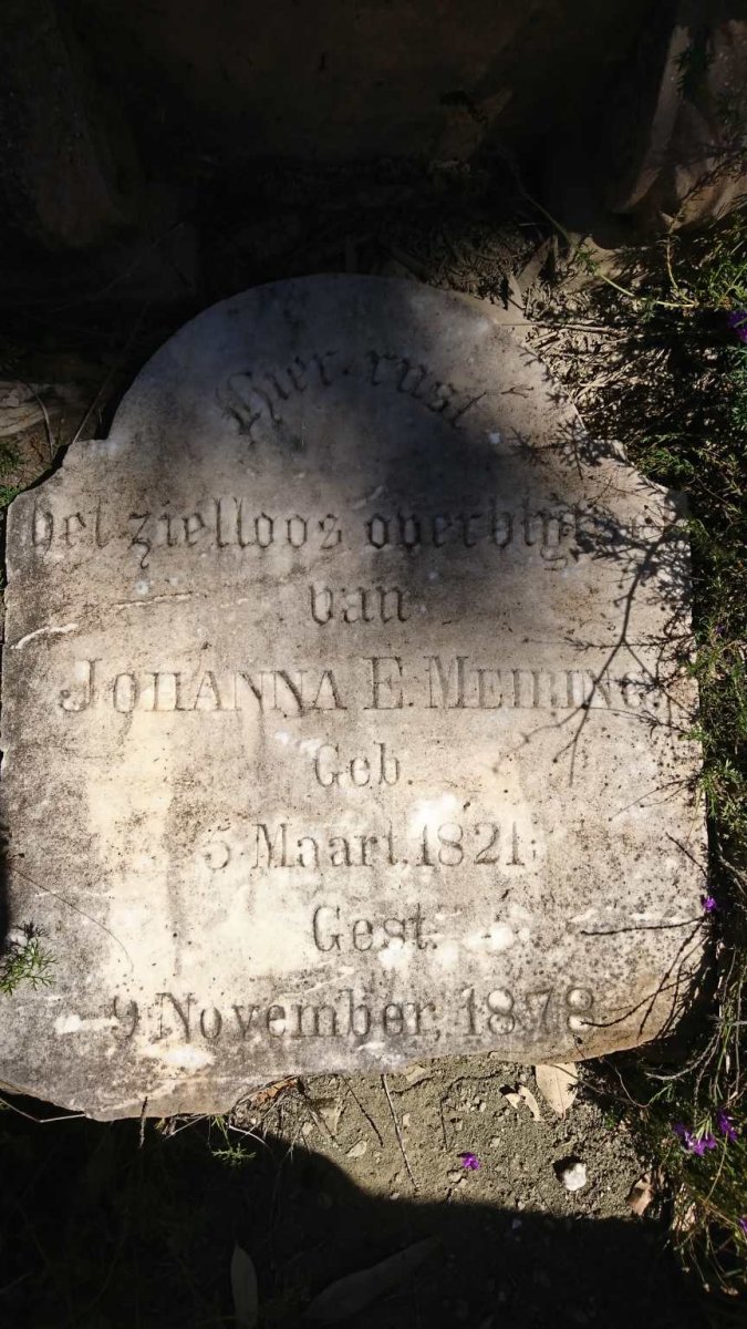 MEIRING Johanna E. 1821-1878