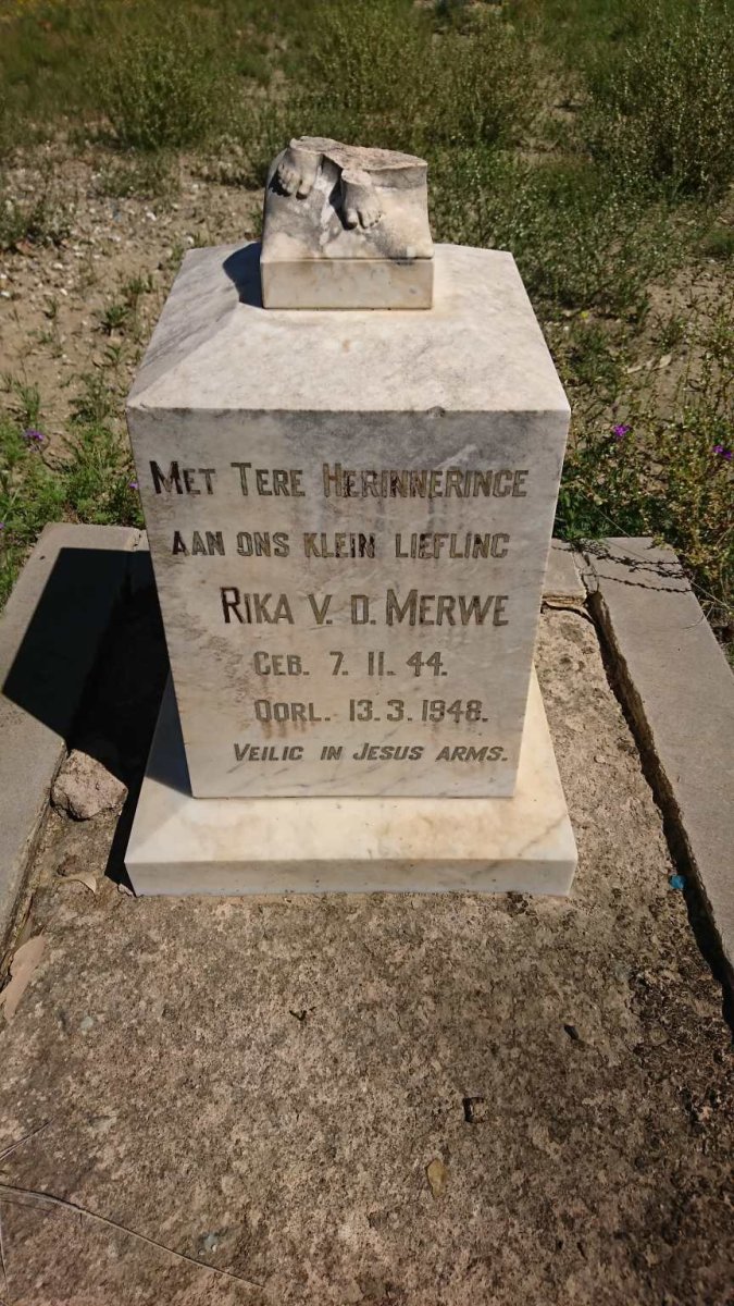 MERWE Rika, v.d. 1944-1948