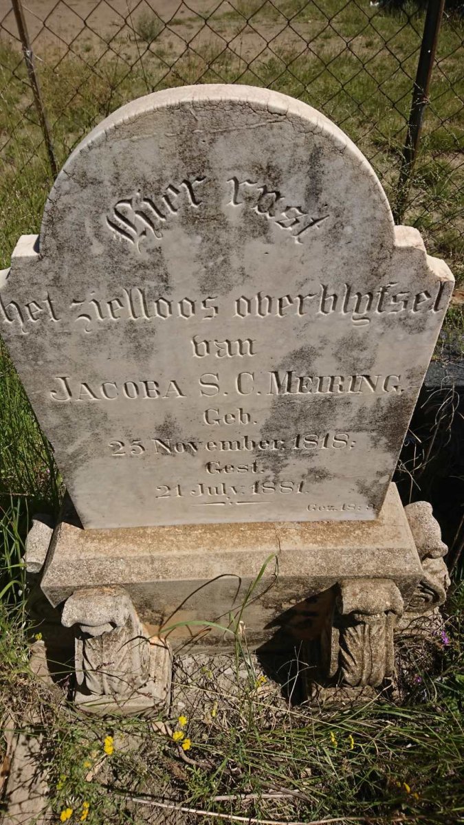 MEIRING Jacoba S.C. 1818-1881