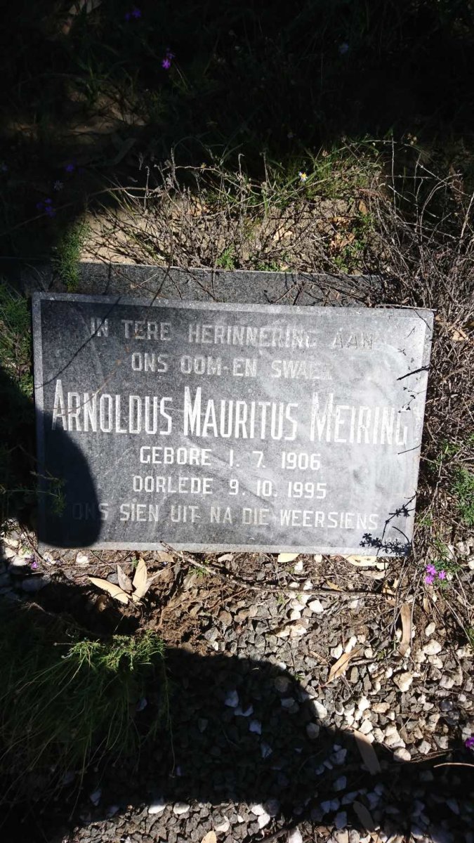 MEIRING Arnoldus Mauritus 1906-1995