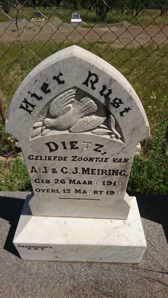 MEIRING Dietz 1910-1911