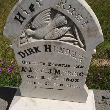 MEIRING Dirk Hendrik 1903-1911