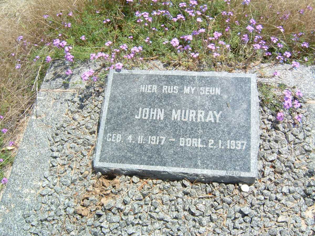 MURRAY John 1917-1937