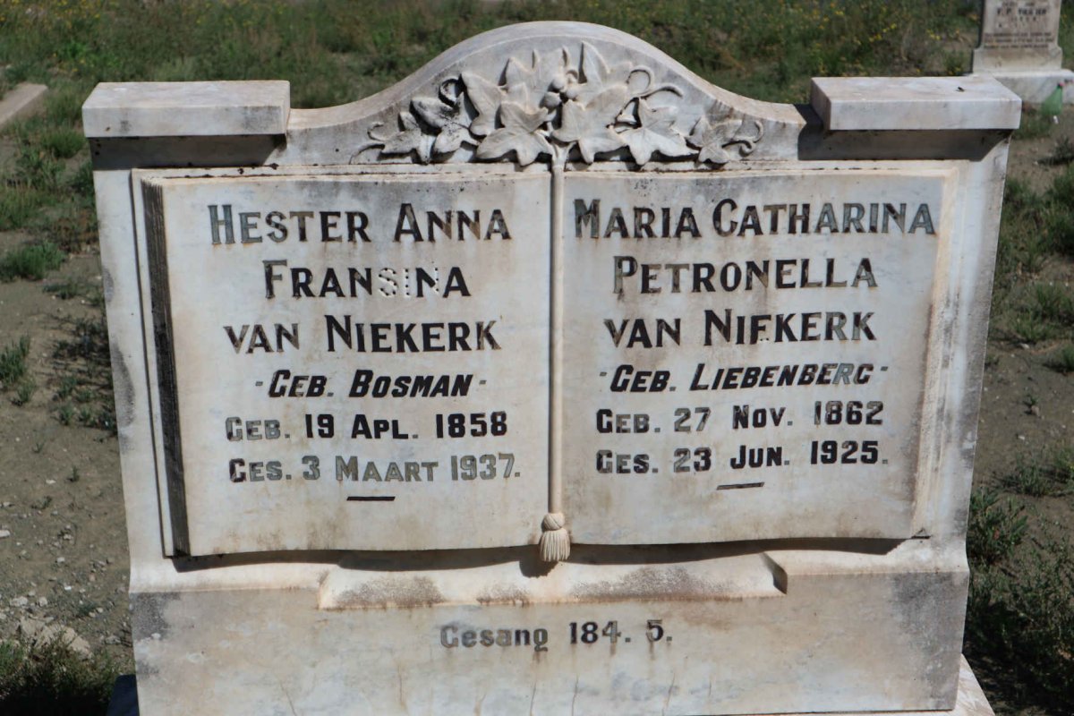 NIEKERK, van