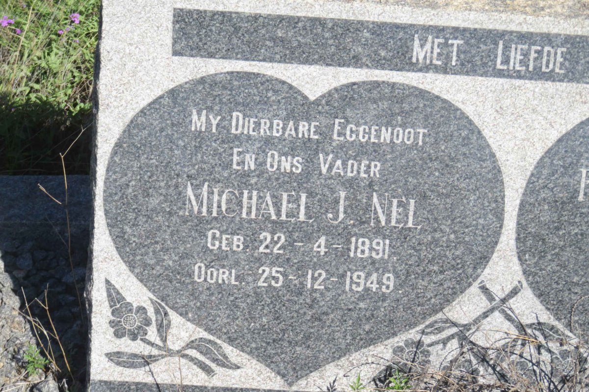 NEL Michael J. 1891-1949 &amp; Francina J.C. GROBLER 1894-1966 _2