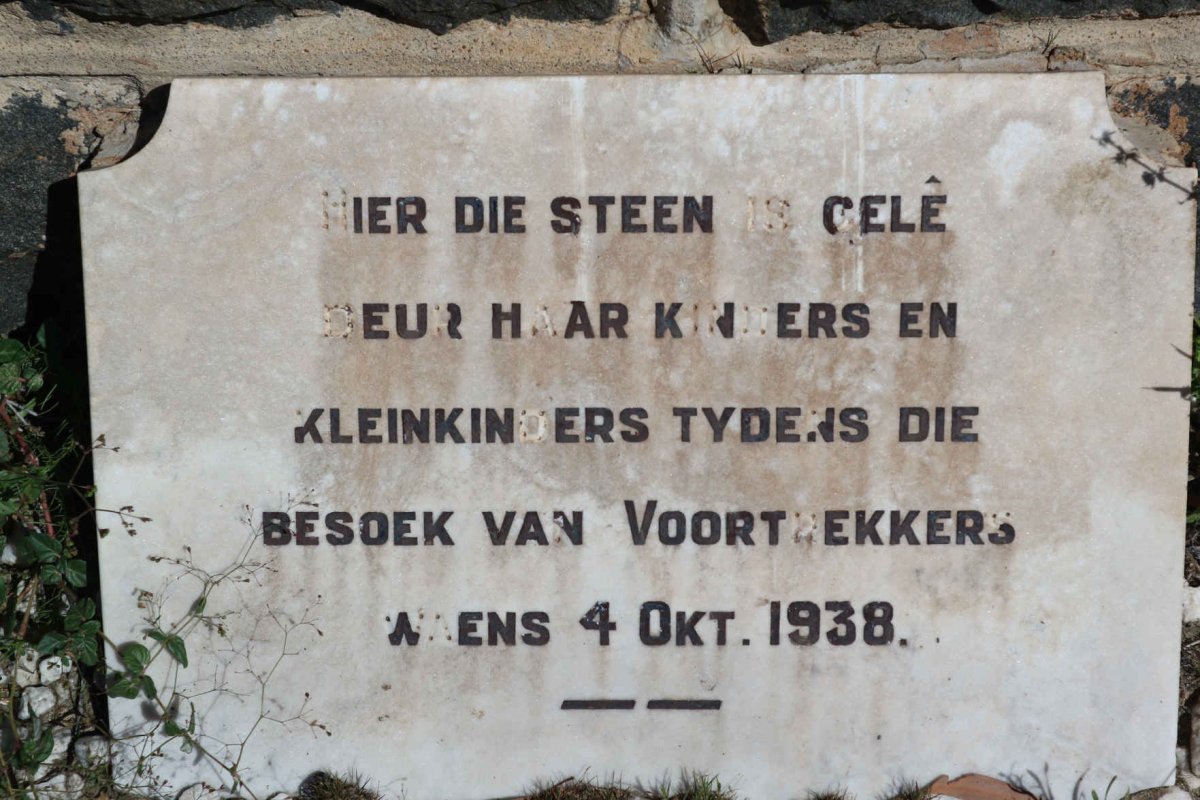 POTGIETER E.J. nee DU TOIT 1833-1925