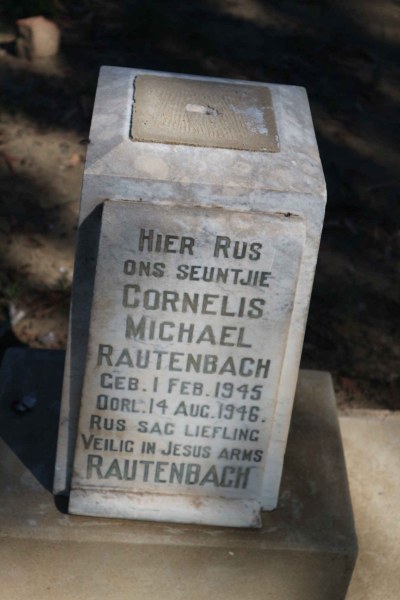 RAUTENBACH Cornelis Michael 1945-1946