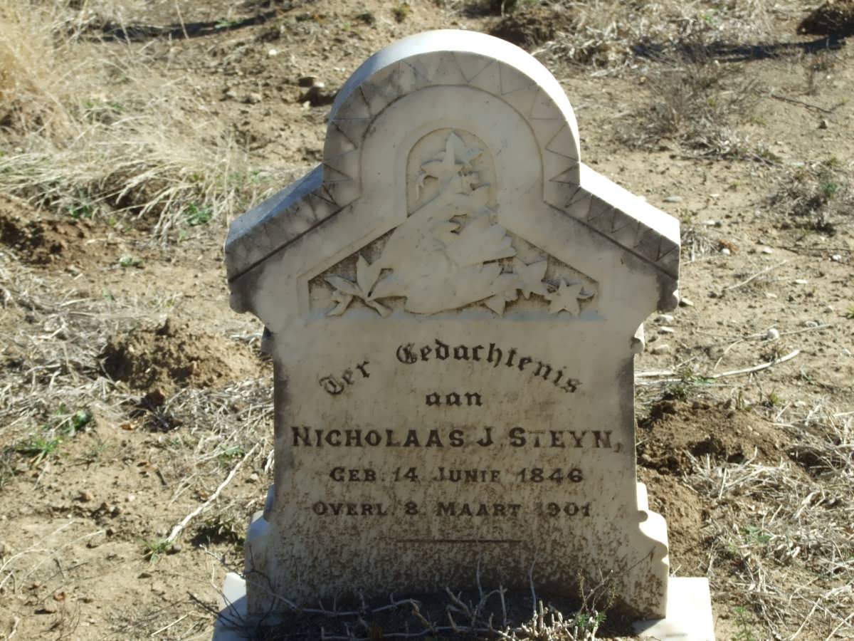 STEYN Nicholaas J. 1846-1901