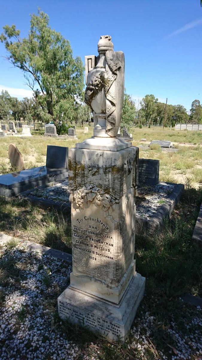 SNYMAN Gerrit Petrus 1839-1908 &amp; Maria Catharina Elizabeth V.D. MERWE 1844-1913