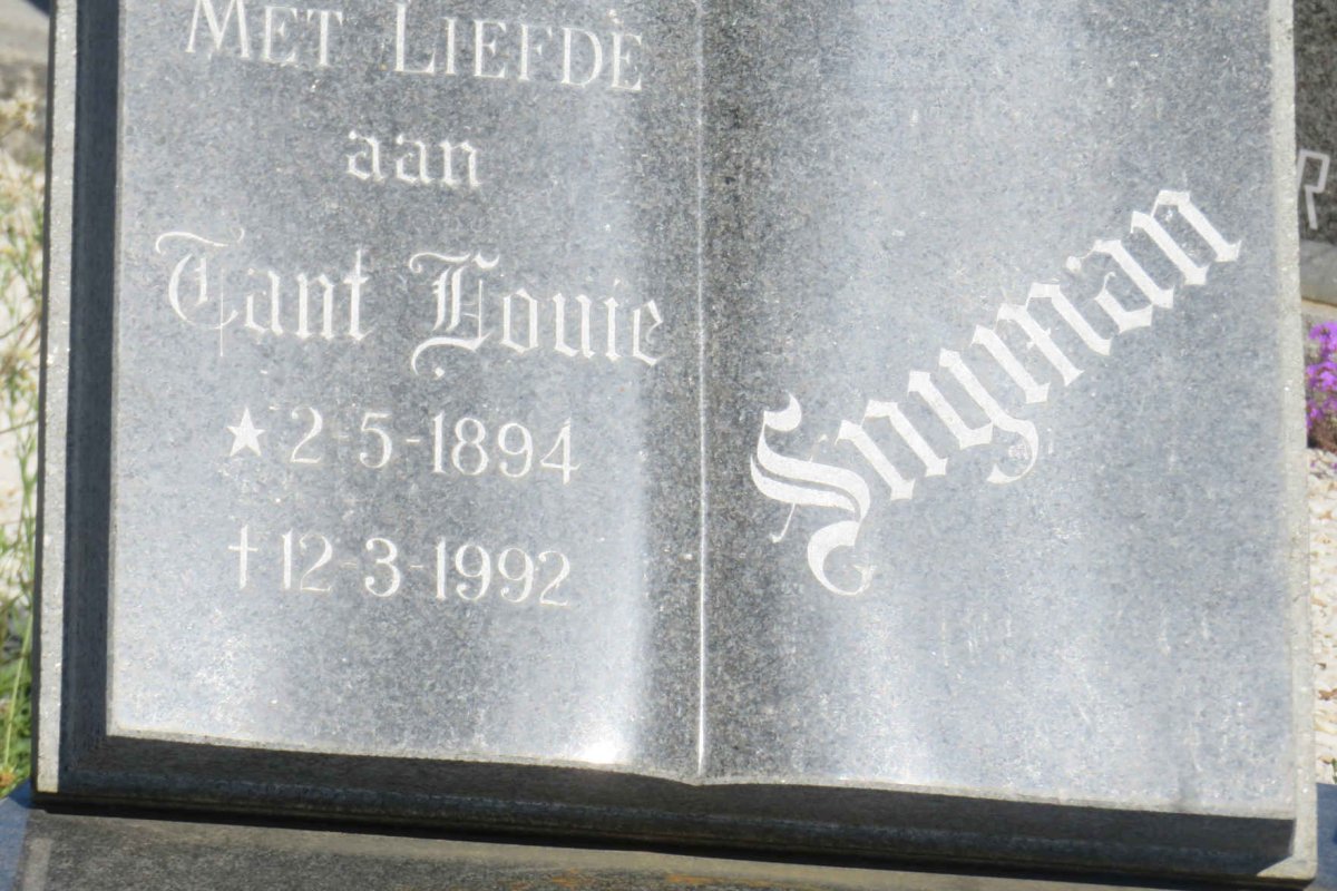 SNYMAN Louie 1894-1992
