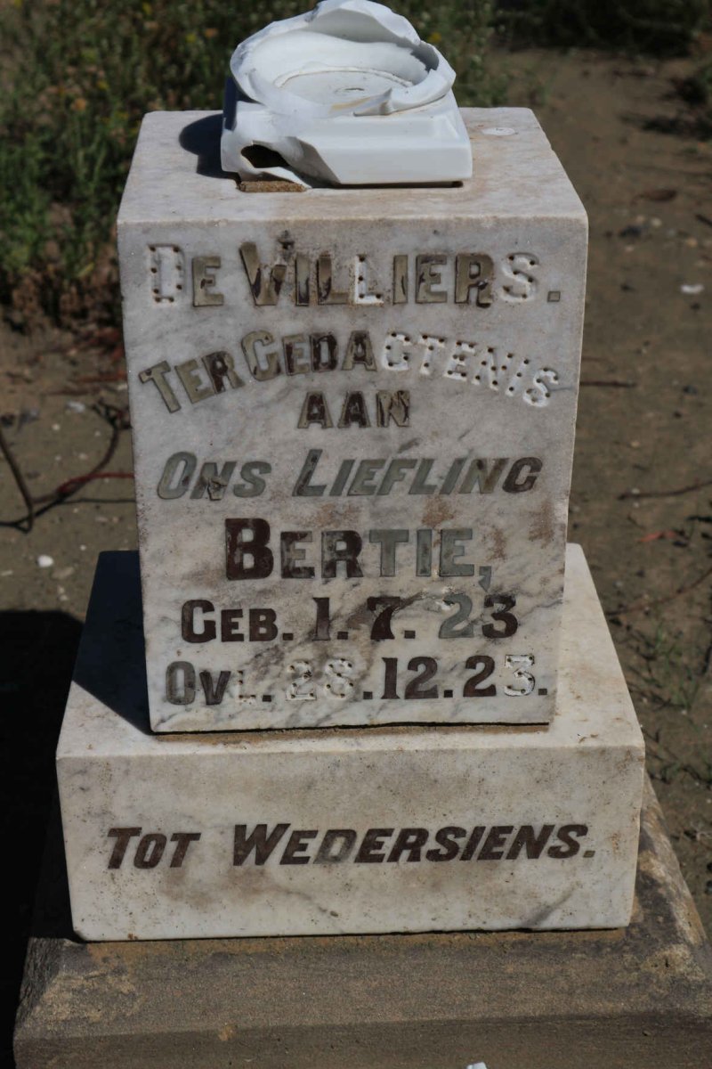 VILLIERS Bertie, de 1923-1923