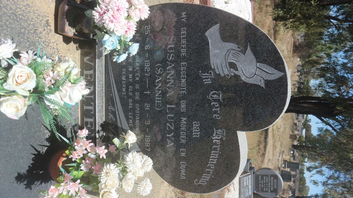 VENTER Susanna Luzya 1927-1997