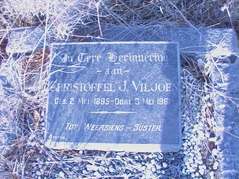 VILJOEN Christoffel J. 1895-1961