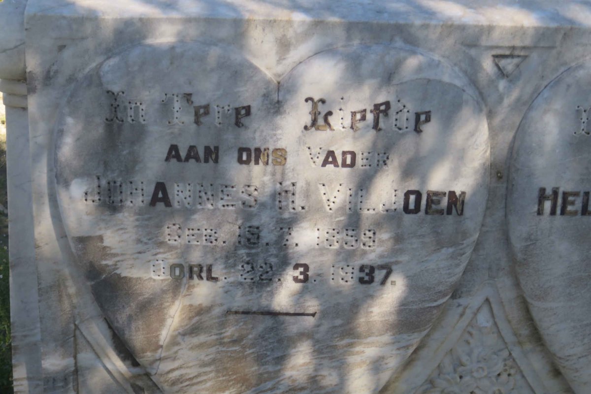 VILJOEN Johannes H. 1859-1937 &amp; Helena ?.E. 1865-1936