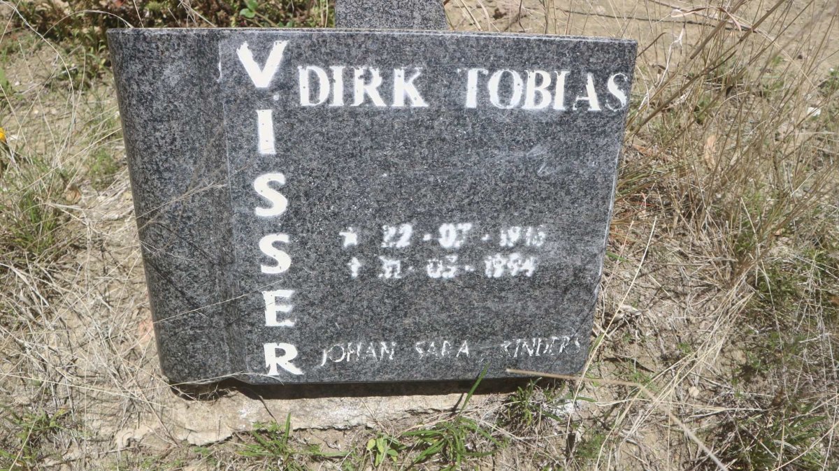 VISSER Dirk Tobias 191?- 19??