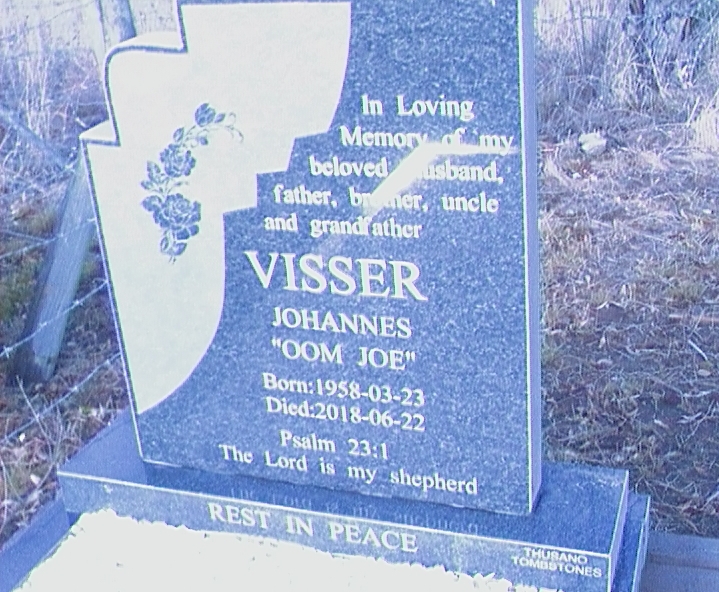 VISSER Johannes 1958-2018
