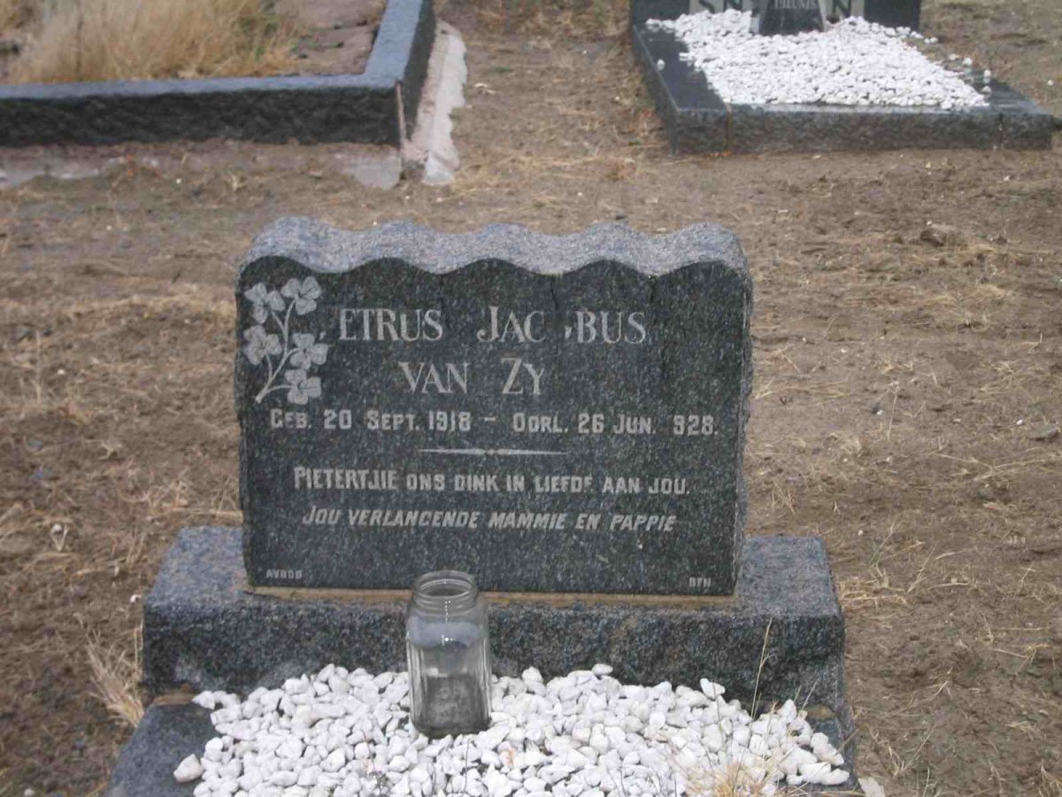 ZYL Petrus Jacobus, van 1918-1928