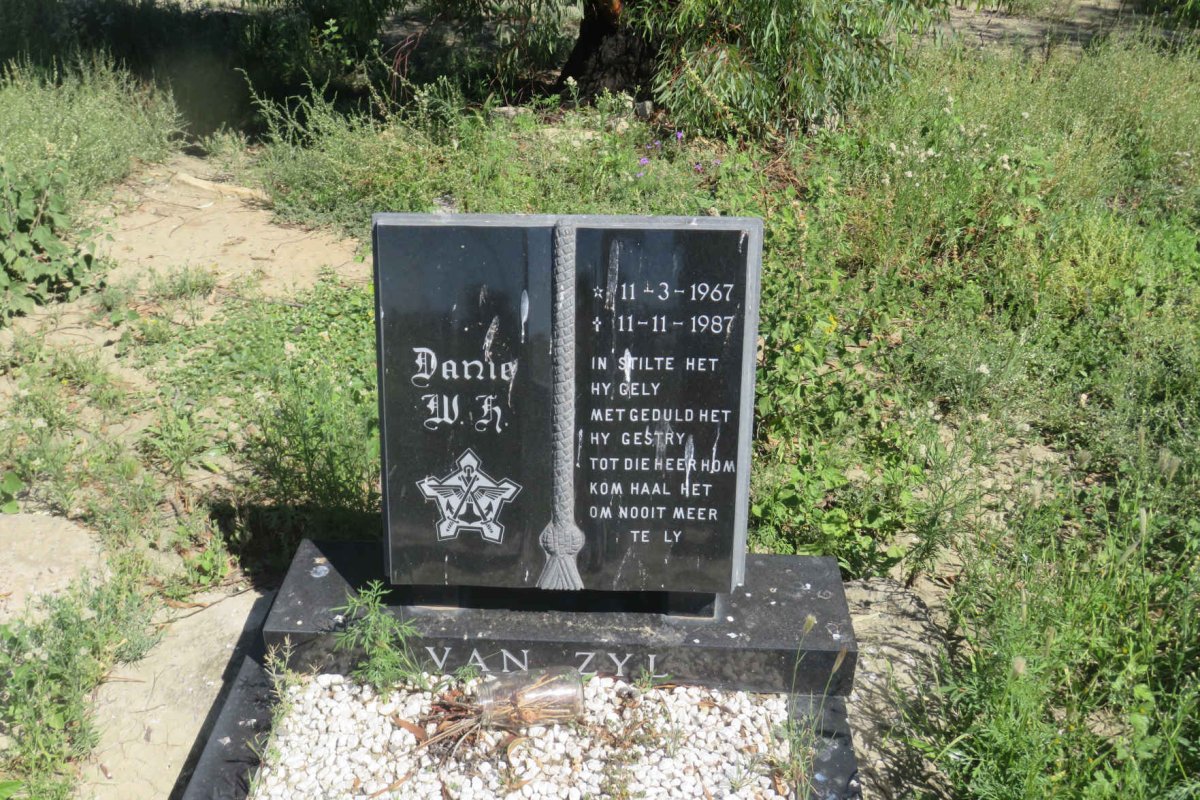 ZYL Danie W.H., van 1967-1987
