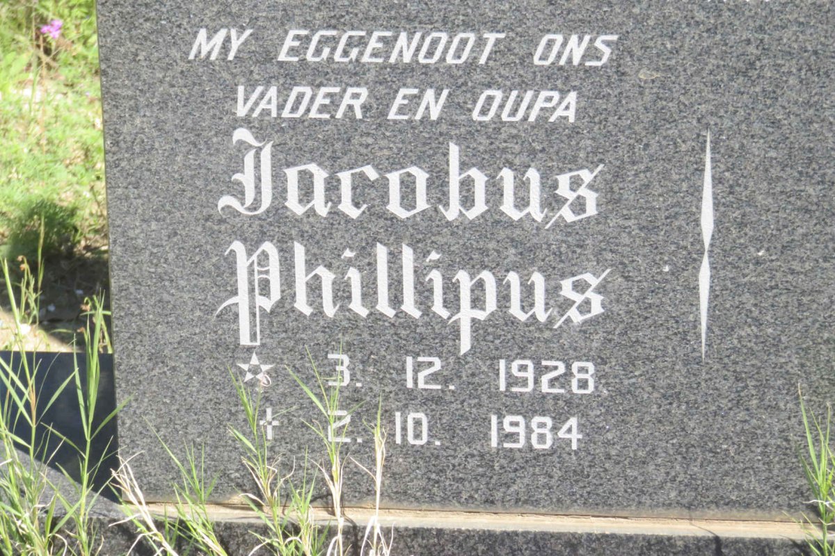 ? Jacobus Phillipus 1928-1984