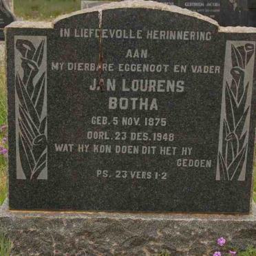 BOTHA Jan Lourens 1875-1948