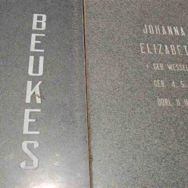 BEUKES Johannes Christiaan 1912-1986 &amp; Johanna Elizabeth WESSELS 1911-1987