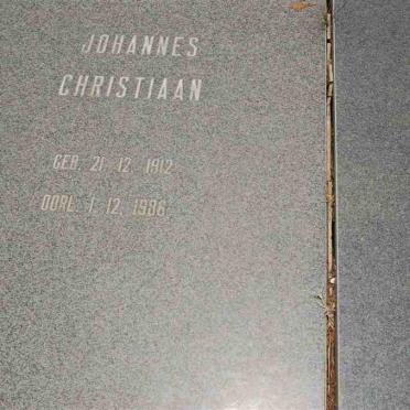 BEUKES Johannes Christiaan 1912-1986