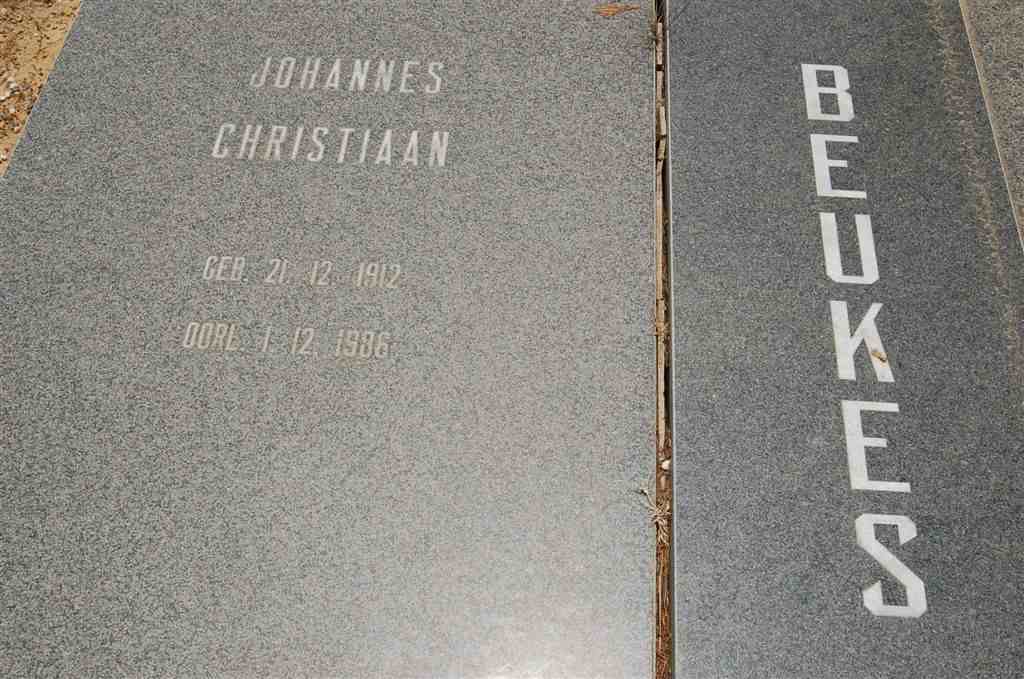 BEUKES Johannes Christiaan 1912-1986