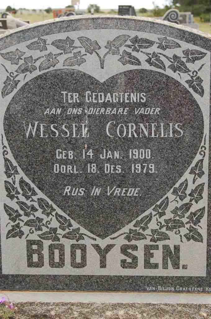 BOOYSEN Wessel Cornelis 1900-1979