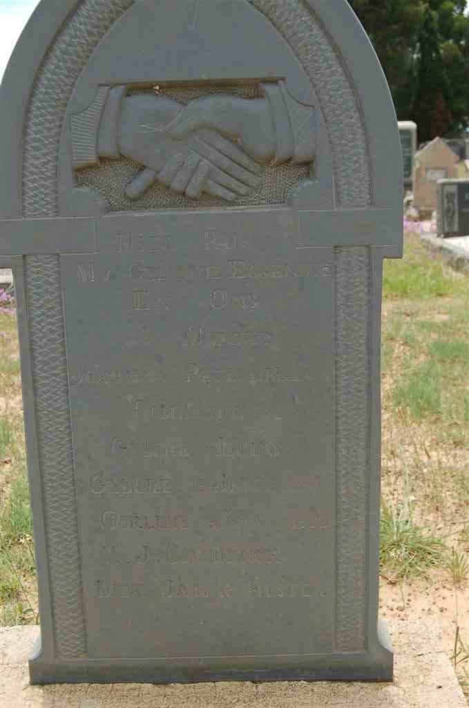 COMBRINCK Johanna Petronella nee LOUW 1851-1932