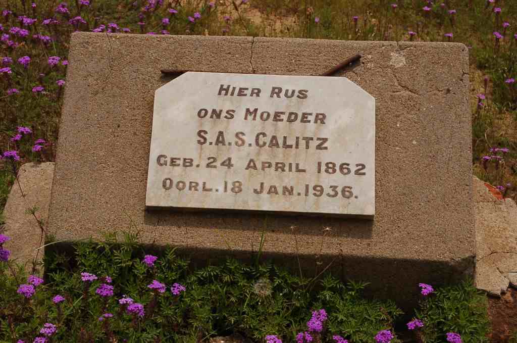 CALITZ S.A.S. 1862-1936