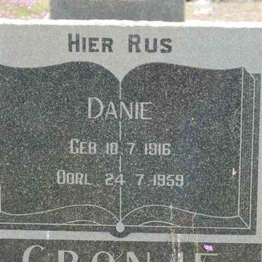 CRONJE Daniel 1916-1959