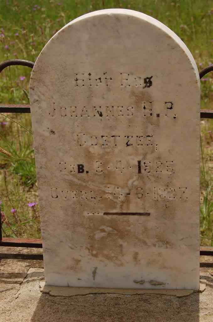 COETZEE Johannes H.P. 1925-1927