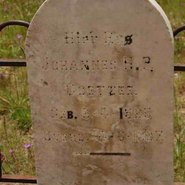 COETZEE Johannes H.P. 1925-1927