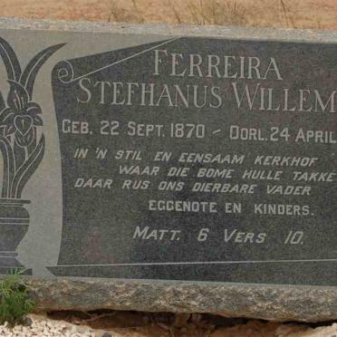 FERREIRA Stefhanus Willem 1870-1953