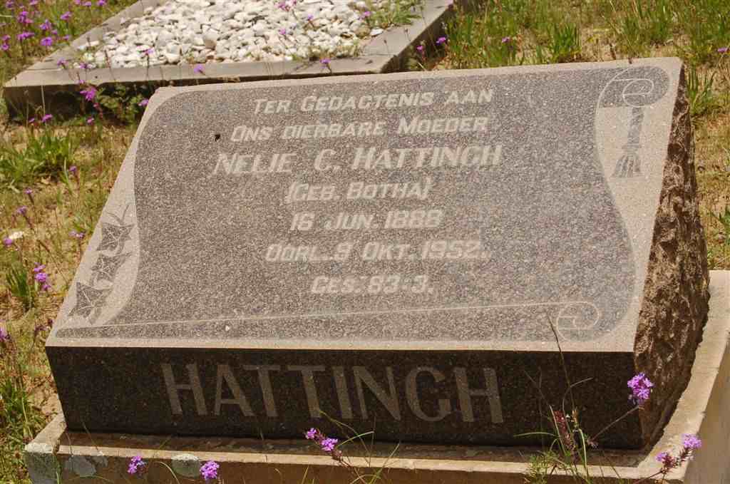 HATTINGH Nelie C. nee BOTHA 1888-1952