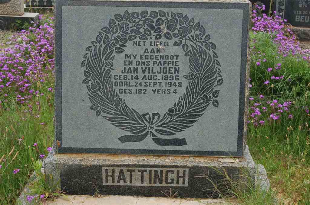 HATTINGH Jan Viljoen 1896-1948