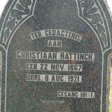 HATTINGH Christiaan 1867-1921