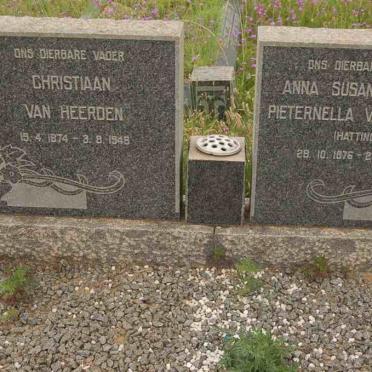 HEERDEN Christiaan, van 1874-1948 &amp; Anna Susanna Elsje Pieternella HATTINGH 1876-1958