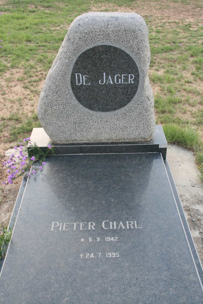 JAGER Pieter Charl, de 1942-1995