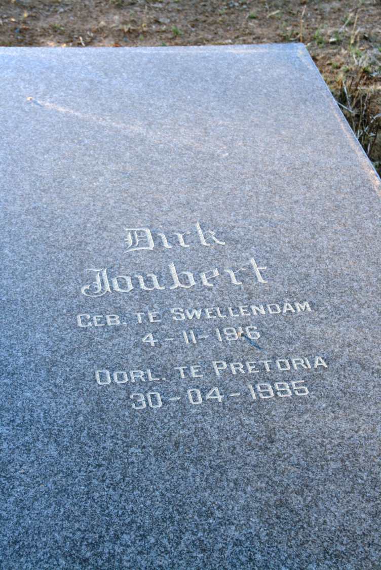 JOUBERT Dirk 1916-1995