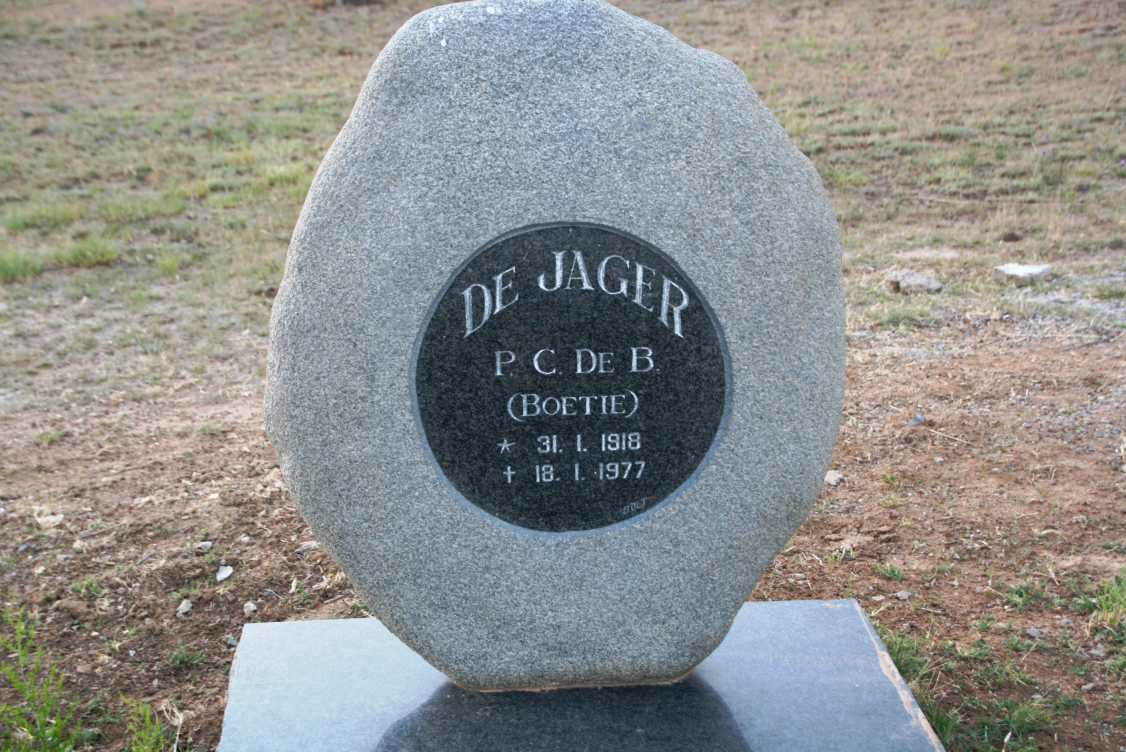 JAGER P.C De B,. de 1918-1977