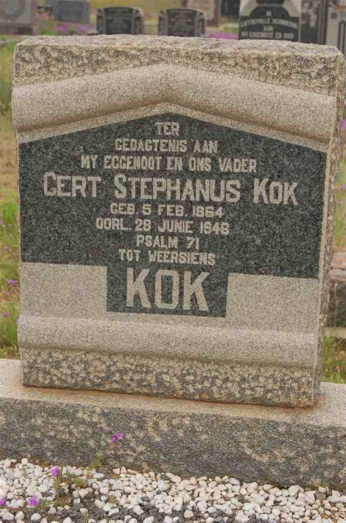 KOK Gert Stephanus 1864-1946