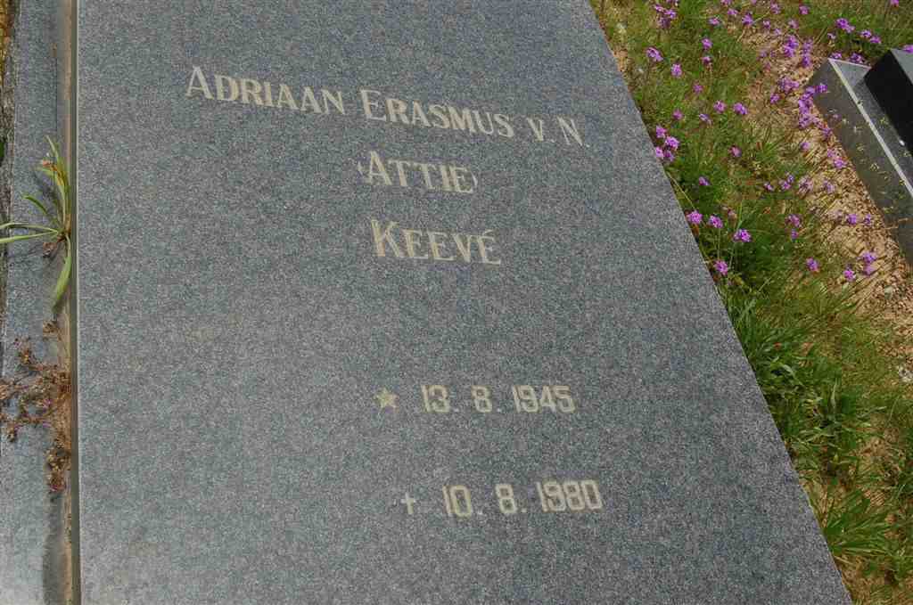 KEEVE Adriaan Erasmus v.N. 1945-1980