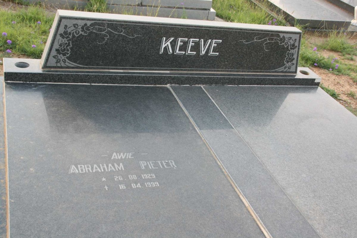 KEEVE Abraham Pieter 1929-1999