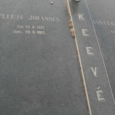 KEEVE Petrus Johannes 1922-2003 &amp; Anna Francina Susanna HATTINGH 1925-1988