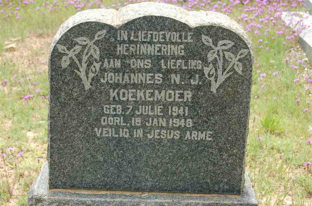 KOEKEMOER Johannes N.J. 1941-1948