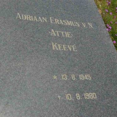 KEEVE Adriaan Erasmus v.N. 1945-1980
