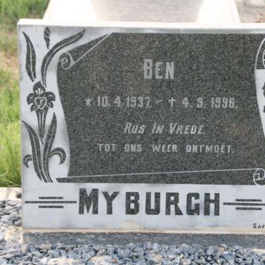MYBURGH Ben 1937-1996