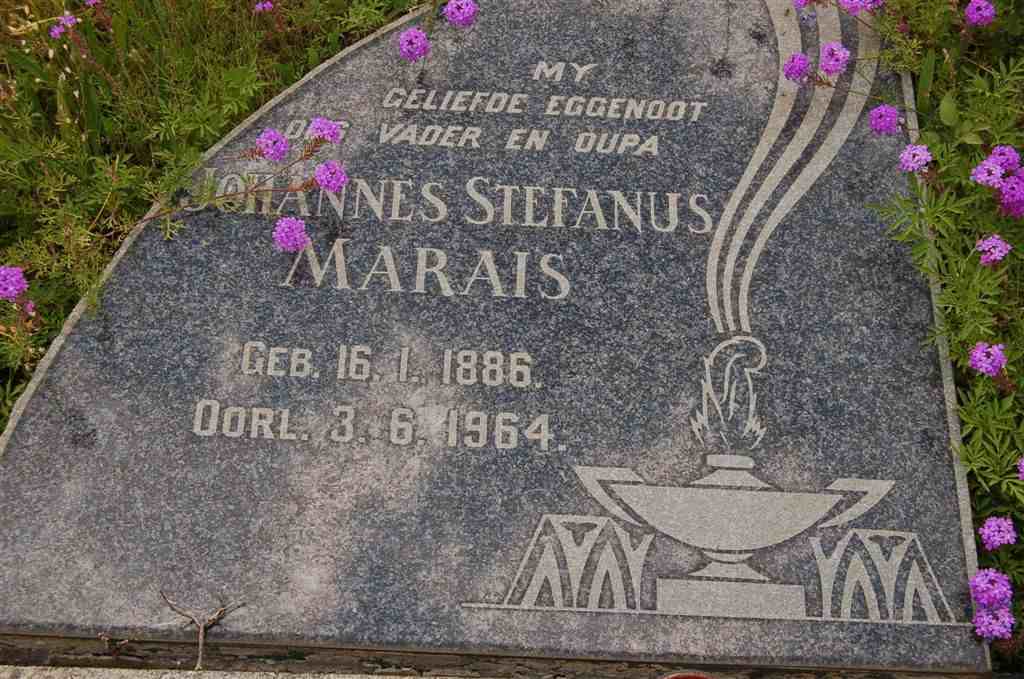 MARAIS Johannes Stefanus 1886-1964