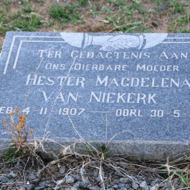 NIEKERK Hester Magdelena, van 1907-1966